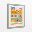 Estampa de Comida Japonesa Sushi - Retrodrome | Cuadro decorativo de Canvas Lab