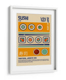 Estampa de Comida Japonesa Sushi - Retrodrome | Cuadro decorativo de Canvas Lab