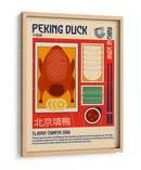 Pato Pekín Comida japonesa Imprimir - Retrodrome | Cuadro decorativo de Canvas Lab