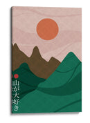 Sanmyaku - Fadil Roze | Cuadro decorativo de Canvas Lab