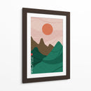 Sanmyaku - Fadil Roze | Cuadro decorativo de Canvas Lab