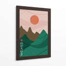 Sanmyaku - Fadil Roze | Cuadro decorativo de Canvas Lab