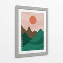 Sanmyaku - Fadil Roze | Cuadro decorativo de Canvas Lab