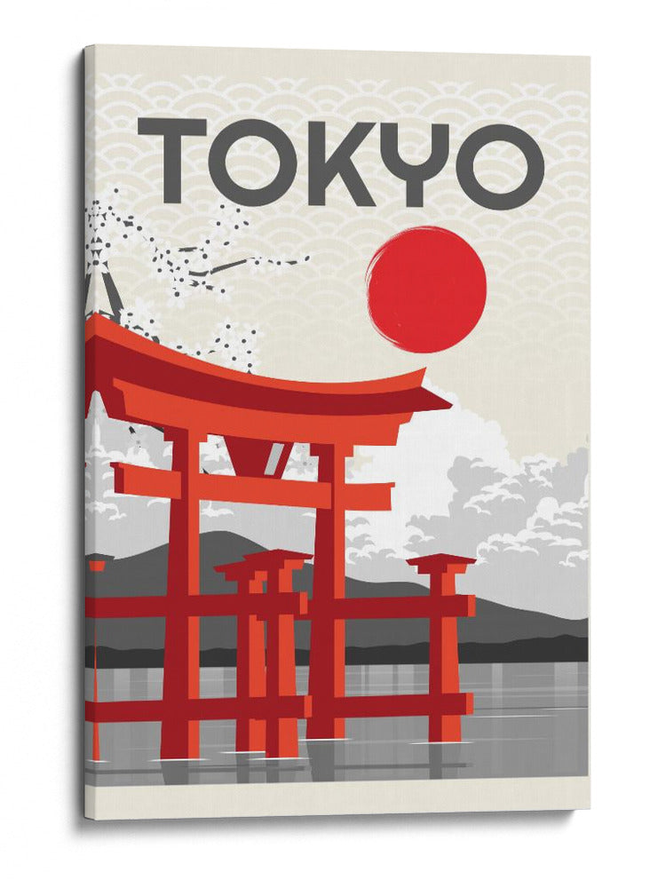 Sol de Tokio - Fadil Roze | Cuadro decorativo de Canvas Lab