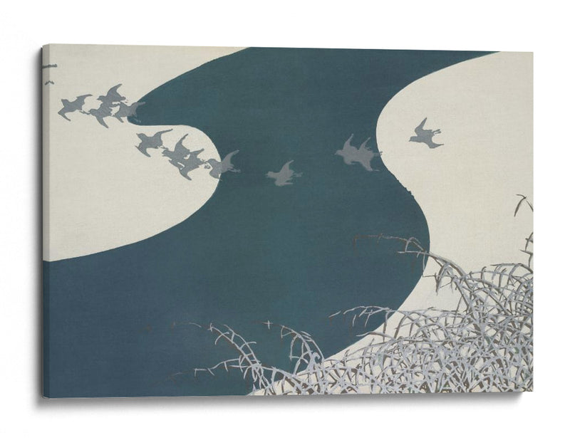 Aves de Momoyogusa - Kamisaka Sekka | Cuadro decorativo de Canvas Lab