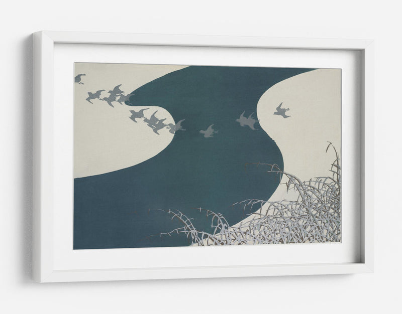 Aves de Momoyogusa - Kamisaka Sekka | Cuadro decorativo de Canvas Lab