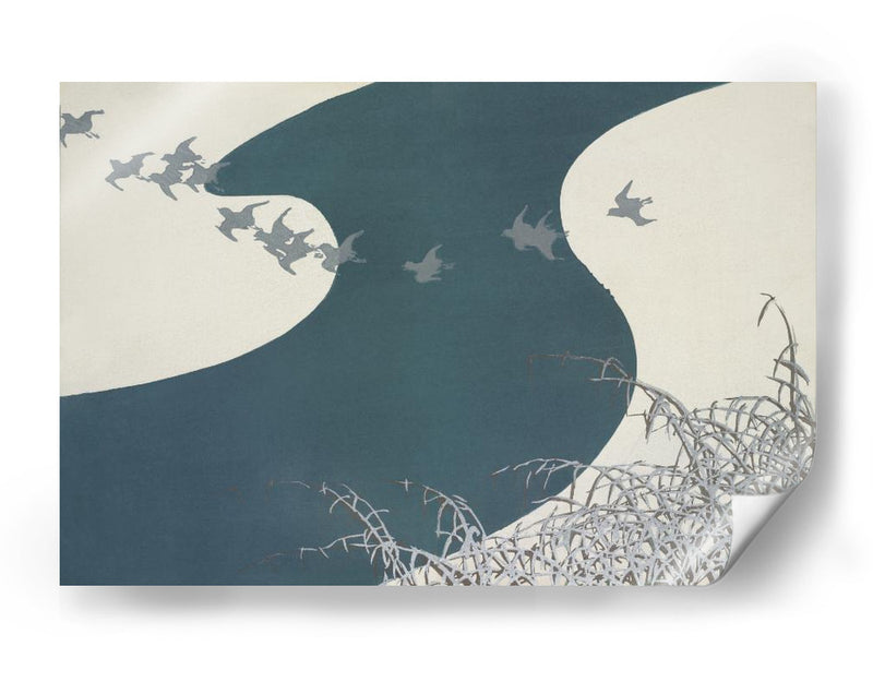 Aves de Momoyogusa - Kamisaka Sekka | Cuadro decorativo de Canvas Lab