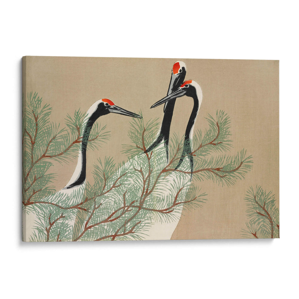 Grullas de Momoyogusa I - Kamisaka Sekka | Cuadro decorativo de Canvas Lab