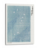 Grabado en Madera Azul - Yatsuo No Tsubaki | Cuadro decorativo de Canvas Lab