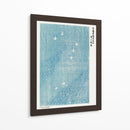 Grabado en Madera Azul - Yatsuo No Tsubaki | Cuadro decorativo de Canvas Lab