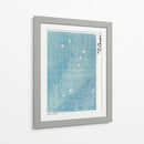Grabado en Madera Azul - Yatsuo No Tsubaki | Cuadro decorativo de Canvas Lab
