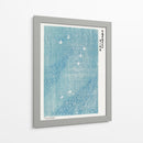 Grabado en Madera Azul - Yatsuo No Tsubaki | Cuadro decorativo de Canvas Lab
