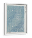 Grabado en Madera Azul - Yatsuo No Tsubaki | Cuadro decorativo de Canvas Lab