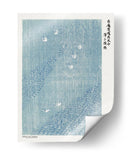 Grabado en Madera Azul - Yatsuo No Tsubaki | Cuadro decorativo de Canvas Lab