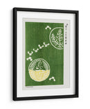 Xilografía Verde - Yatsuo No Tsubaki | Cuadro decorativo de Canvas Lab