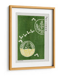 Xilografía Verde - Yatsuo No Tsubaki | Cuadro decorativo de Canvas Lab