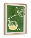 Xilografía Verde - Yatsuo No Tsubaki | Cuadro decorativo de Canvas Lab