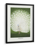 Pavo real - Recortado - Ohara Koson | Cuadro decorativo de Canvas Lab