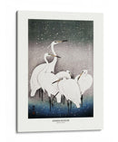 Grupo de garzas - Ohara Koson | Cuadro decorativo de Canvas Lab