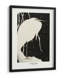 Garza en la nieve - Ohara Koson | Cuadro decorativo de Canvas Lab