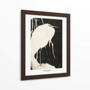 Garza en la nieve - Ohara Koson | Cuadro decorativo de Canvas Lab