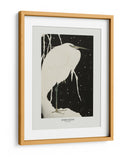 Garza en la nieve - Ohara Koson | Cuadro decorativo de Canvas Lab