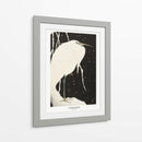 Garza en la nieve - Ohara Koson | Cuadro decorativo de Canvas Lab