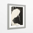 Garza en la nieve - Ohara Koson | Cuadro decorativo de Canvas Lab