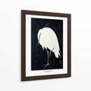 Garceta en la lluvia - Ohara Koson | Cuadro decorativo de Canvas Lab