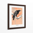 Cuervo en rama nevada - Ohara Koson | Cuadro decorativo de Canvas Lab