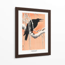 Cuervo en rama nevada - Ohara Koson | Cuadro decorativo de Canvas Lab
