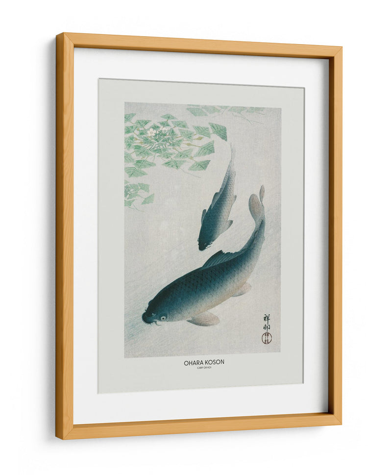 Carpa o Koi - Ohara Koson | Cuadro decorativo de Canvas Lab