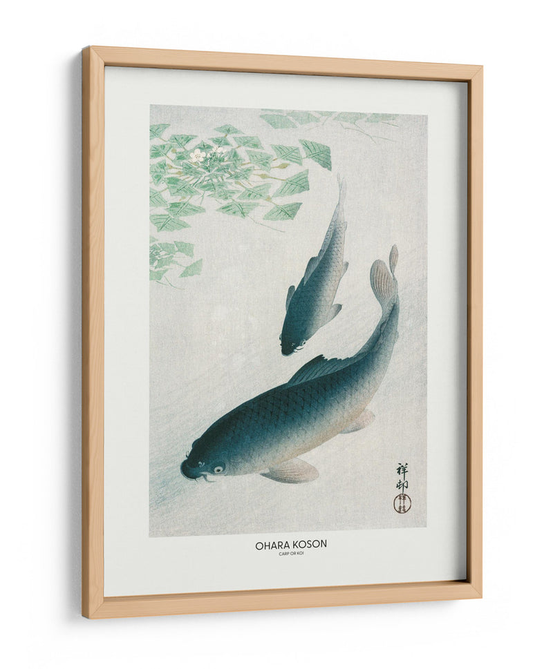 Carpa o Koi - Ohara Koson | Cuadro decorativo de Canvas Lab