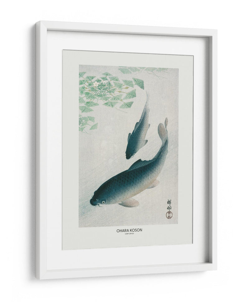 Carpa o Koi - Ohara Koson | Cuadro decorativo de Canvas Lab