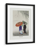 Dos Mujeres Bajo la Lluvia - Ohara Koson | Cuadro decorativo de Canvas Lab