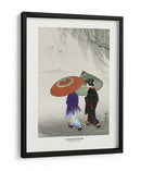 Dos Mujeres Bajo la Lluvia - Ohara Koson | Cuadro decorativo de Canvas Lab