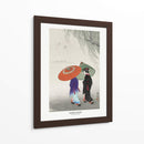Dos Mujeres Bajo la Lluvia - Ohara Koson | Cuadro decorativo de Canvas Lab