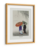 Dos Mujeres Bajo la Lluvia - Ohara Koson | Cuadro decorativo de Canvas Lab