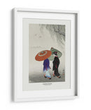 Dos Mujeres Bajo la Lluvia - Ohara Koson | Cuadro decorativo de Canvas Lab