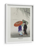 Dos Mujeres Bajo la Lluvia - Ohara Koson | Cuadro decorativo de Canvas Lab