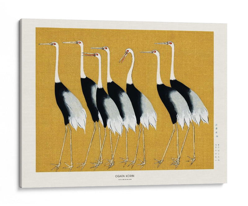 Grulla de corona roja japonesa - Ogata Korin | Cuadro decorativo de Canvas Lab
