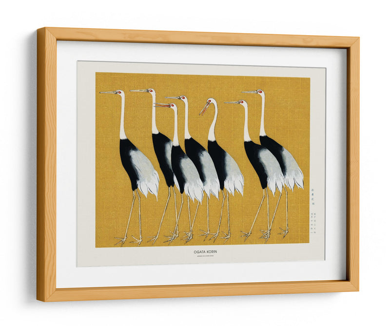 Grulla de corona roja japonesa - Ogata Korin | Cuadro decorativo de Canvas Lab