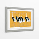Grulla de corona roja japonesa - Ogata Korin | Cuadro decorativo de Canvas Lab