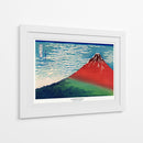 Fuji rojo II - Katsushika Hokusai | Cuadro decorativo de Canvas Lab