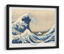 Bajo la gran ola - Katsushika Hokusai | Cuadro decorativo de Canvas Lab