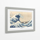Bajo la gran ola - Katsushika Hokusai | Cuadro decorativo de Canvas Lab