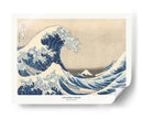 Bajo la gran ola - Katsushika Hokusai | Cuadro decorativo de Canvas Lab
