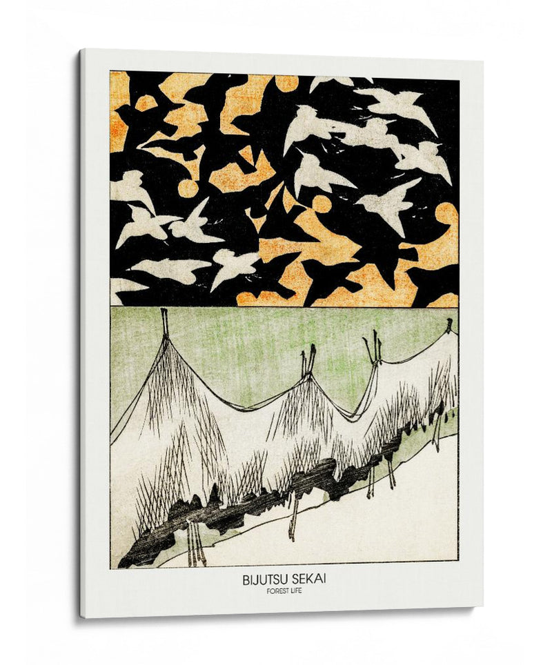 Vida en el bosque - Bijutsu Sekai | Cuadro decorativo de Canvas Lab