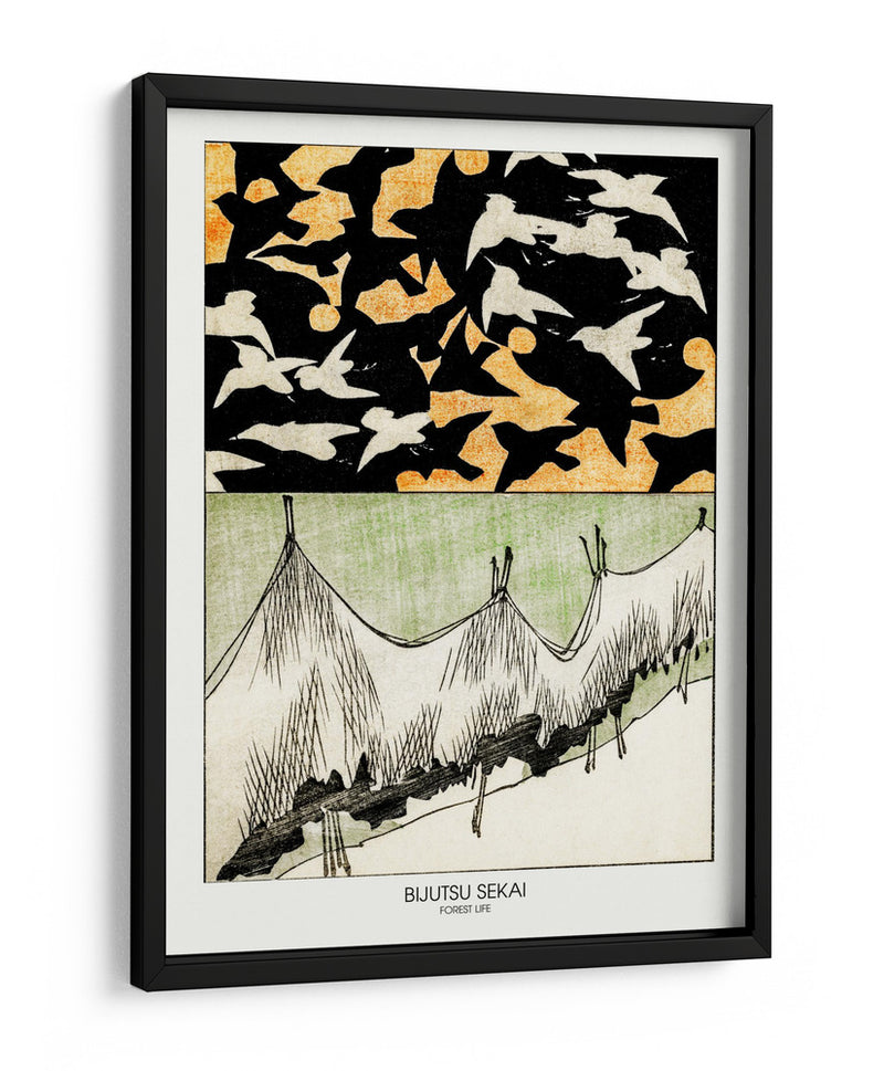 Vida en el bosque - Bijutsu Sekai | Cuadro decorativo de Canvas Lab