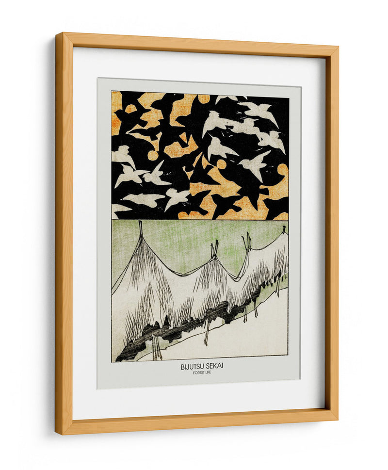 Vida en el bosque - Bijutsu Sekai | Cuadro decorativo de Canvas Lab